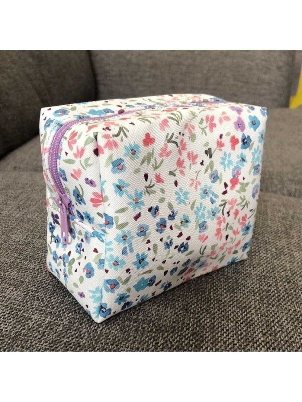 Floral Pouch Square Makeup Bag New